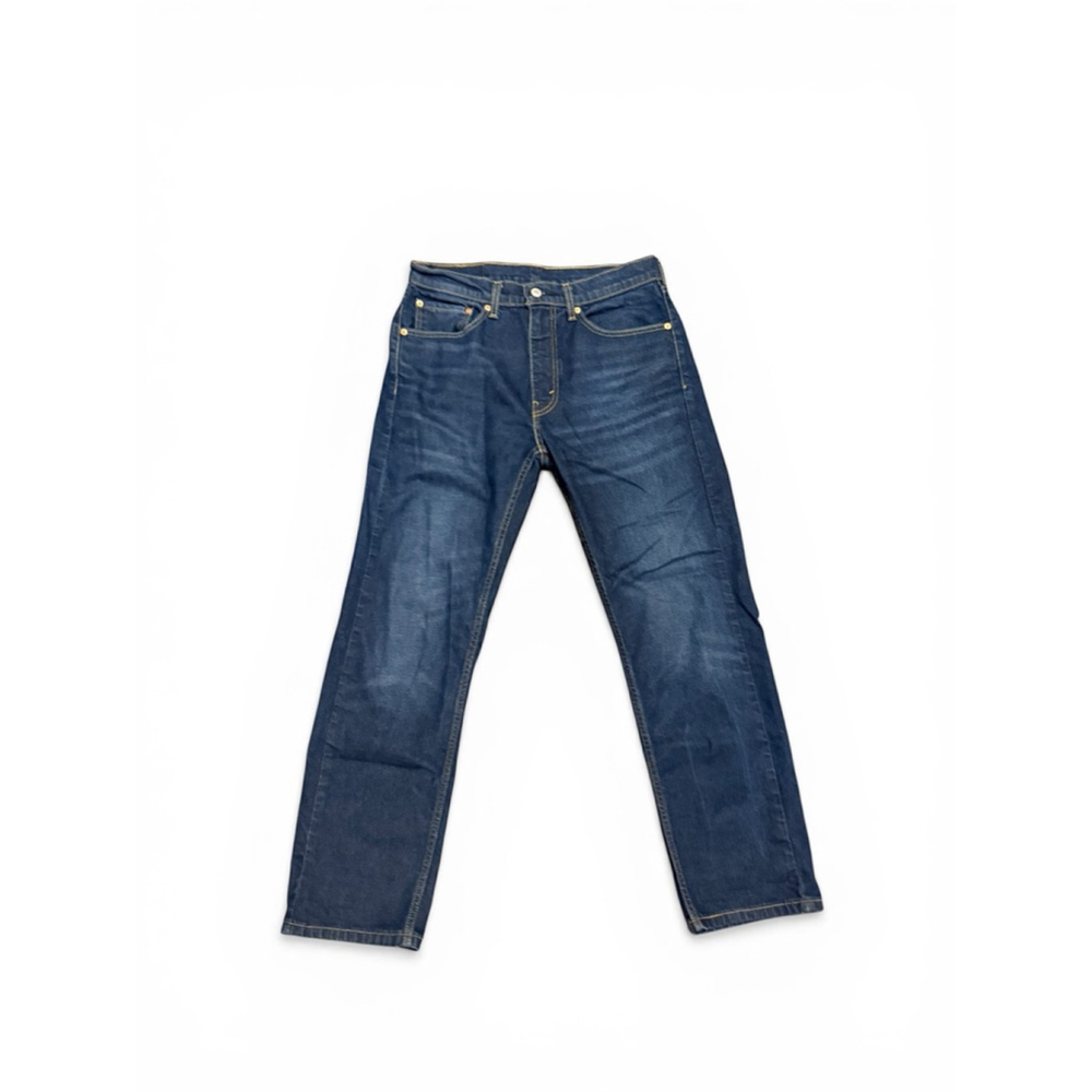 Levi’s 505 Jeans Mens Straight Leg Classic Fit Denim Jeans Sz 32x30 Dark Blue